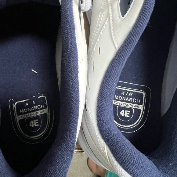 NIKE AIR MONARCH 4E FULL LENGTH AIR WHITE DAD SNEAKERS SIZE 13 - Picture 8 of 9